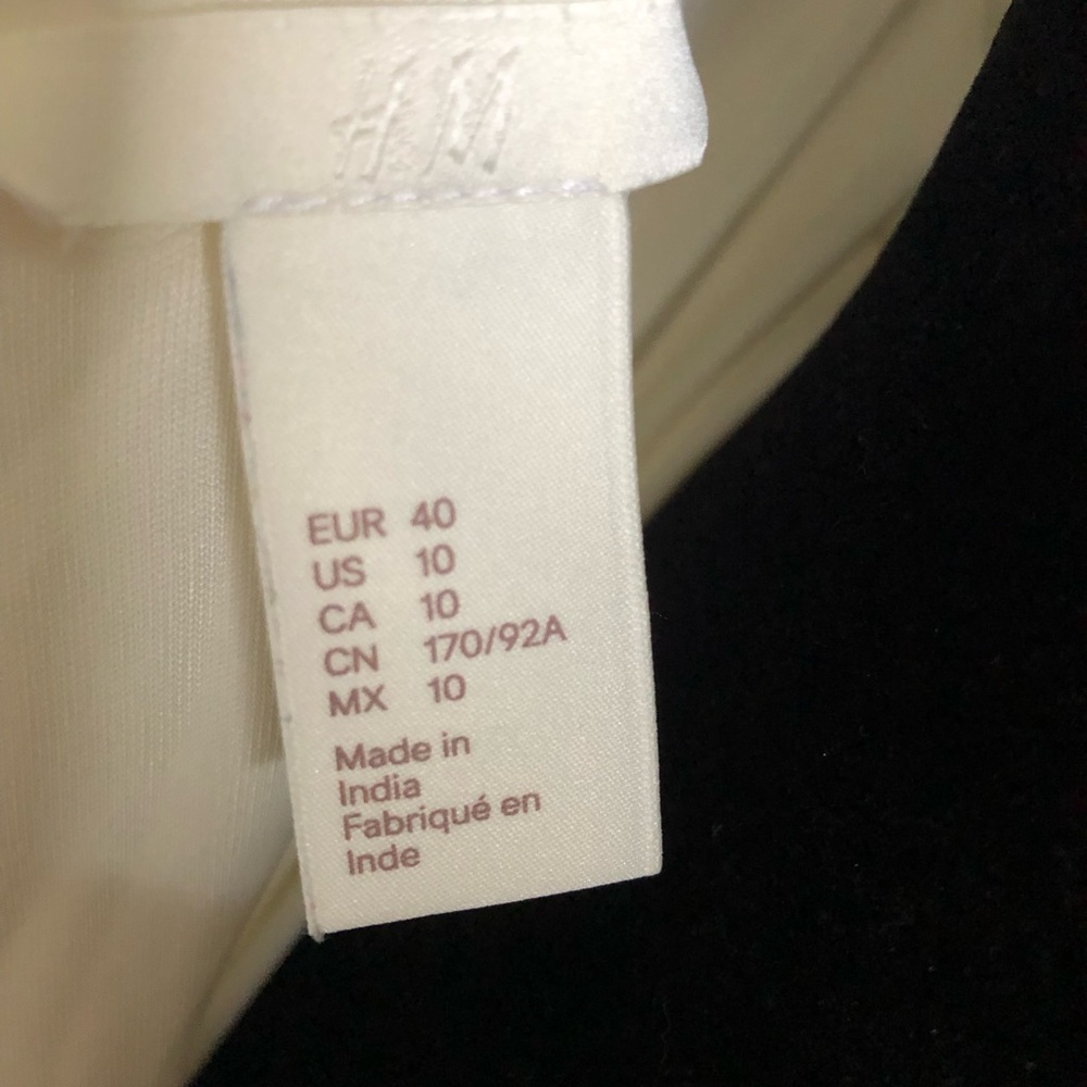 H&M White Maxi Dress with Gray Bird Print and Tie Straps - Picture 8 of 9